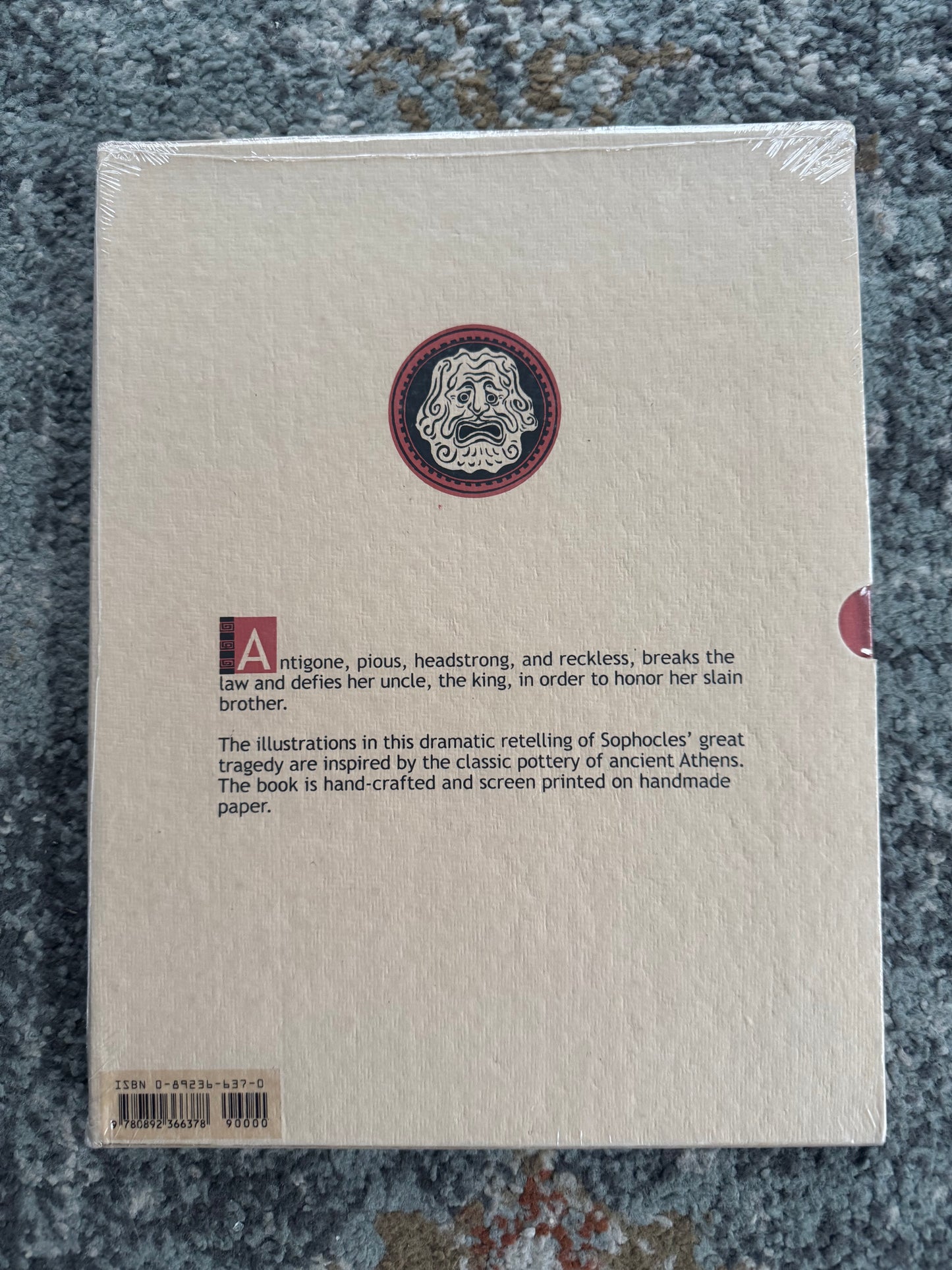 Sophocles' Antigone: Greek Tragedies Retold (By Sophocles) (Brand New, Never Opened)
