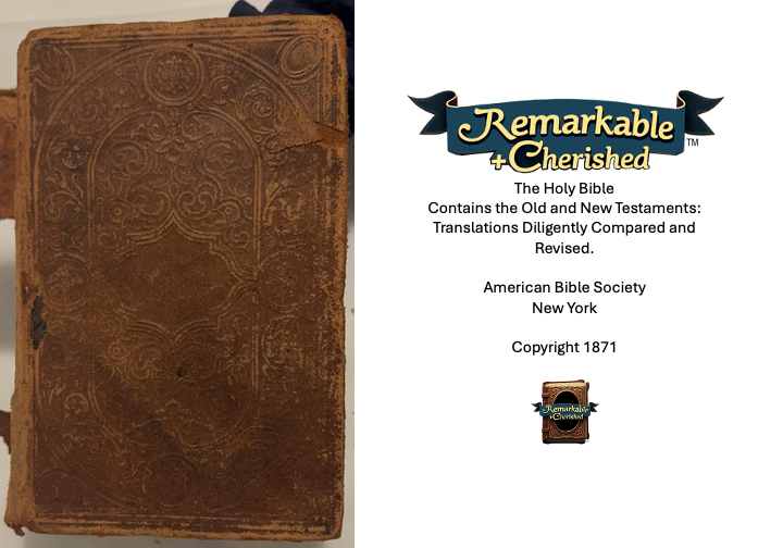 The Holy Bible (1871) EXTREMELY RARE BOOK