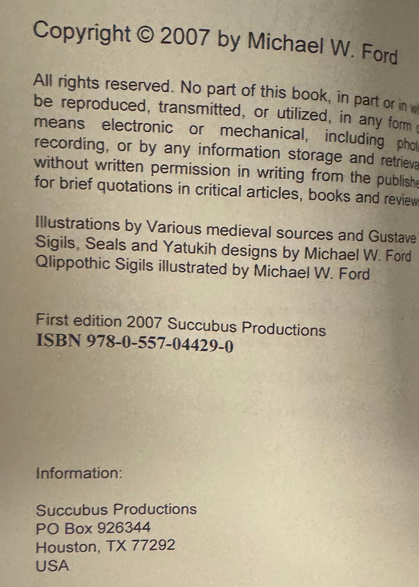 The Bible of the Adversary, First Edition (Extremely Rare, New Hardcover)