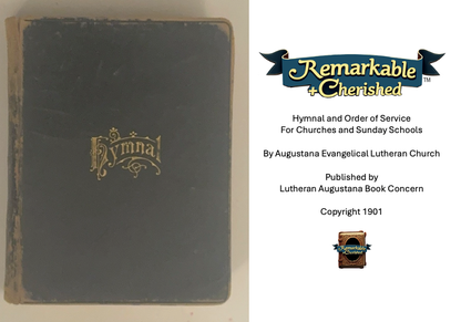 Hymnal and Order of Service for Churches and Sunday Schools (1901) EXTREMELY RARE BOOK