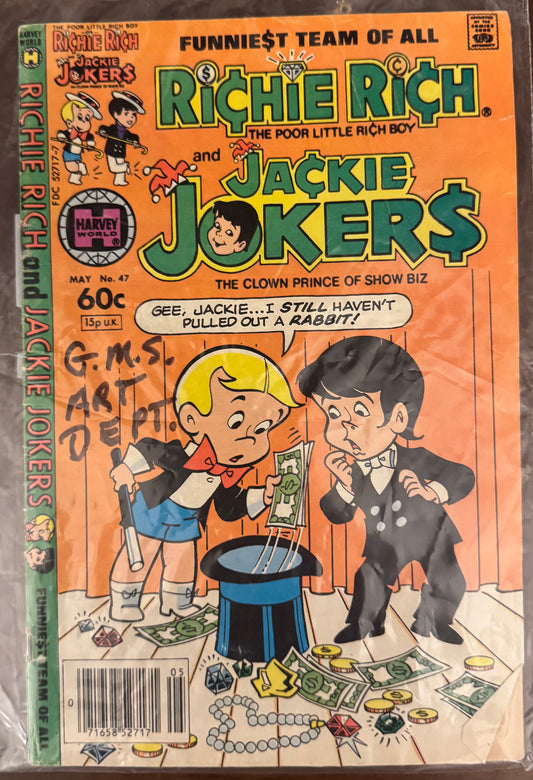 Richie Rich and Jackie Joker Comic Book # 47 (1982)