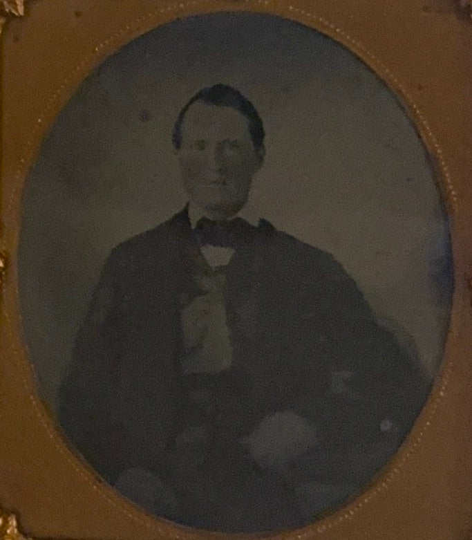 Antique Daguerreotype Photo In Case (1900)