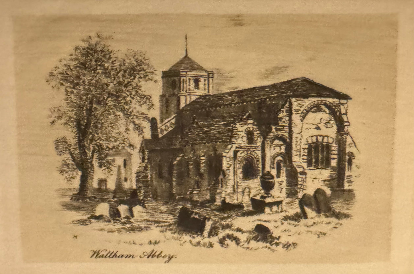 Waltham Abbey Engraving (1901)